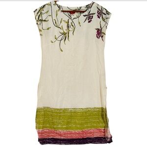 W for Woman dress beige multicolor size 12